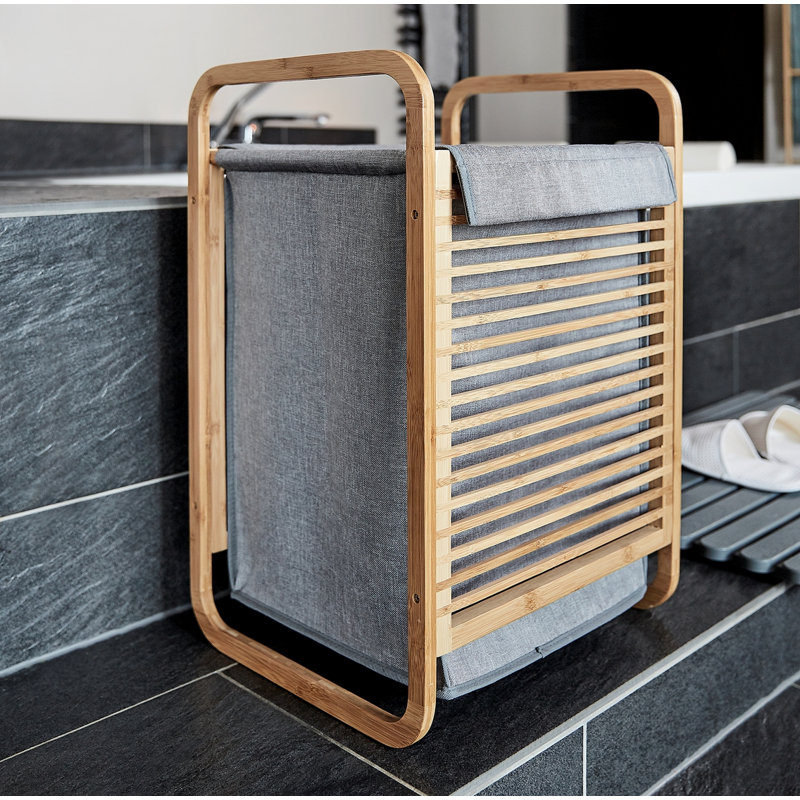 Bolin Fabric Laundry Hamper with Handles