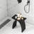 Casainc Riverside Freestanding Solid Surface Bathroom Shower Stool Shower Bench Shower Chair