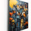 Horloge murale moderne Cityscape Exquis Blue II - Cityscapes-99631449