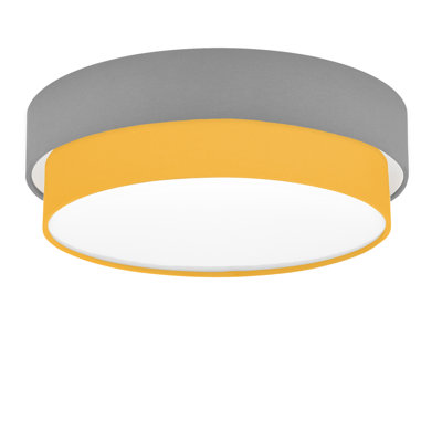 Elanaz Fabric Flush Mount