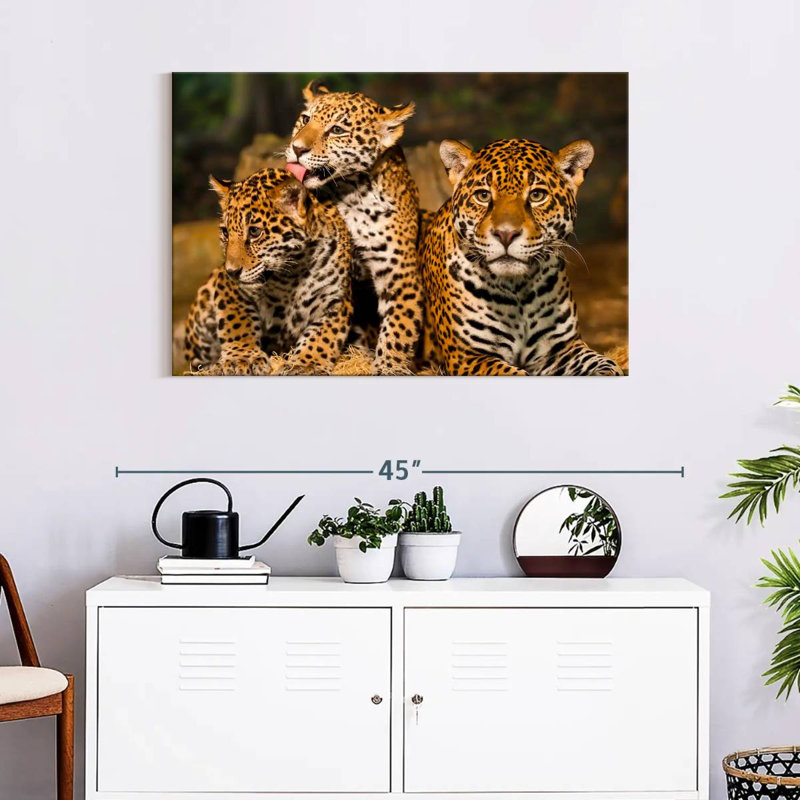 Brampt Jaguar Tribe, 24" H x 36" W