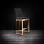 Upholstered Counter Stool with Metal Frame-86510418-86677622