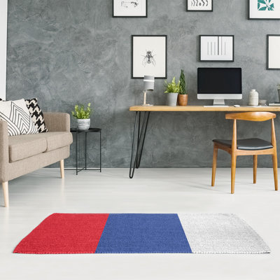 Tapis à rayures rouge/bleu/blanc Philadelphia