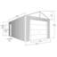 Garage de 12 pi x 20 pi Everest par Sojag