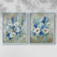 Impression encadrée Blue Garden I-Premium - prête à être accrochée - aucun clou requis - aucun clou requis-1294241195-1294241188