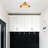 Solene LED Semi-Flush Mount in Champagne Bronze