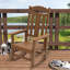 Chaises pliantes Adirondack, chaises d'extérieur toutes saisons pour terrasse de patio