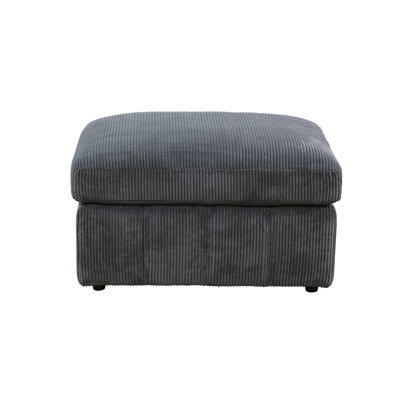 38" Corduroy Modular Ottoman – Convertible Sectional Footrest, Coffee Table & Seating by Mercer41