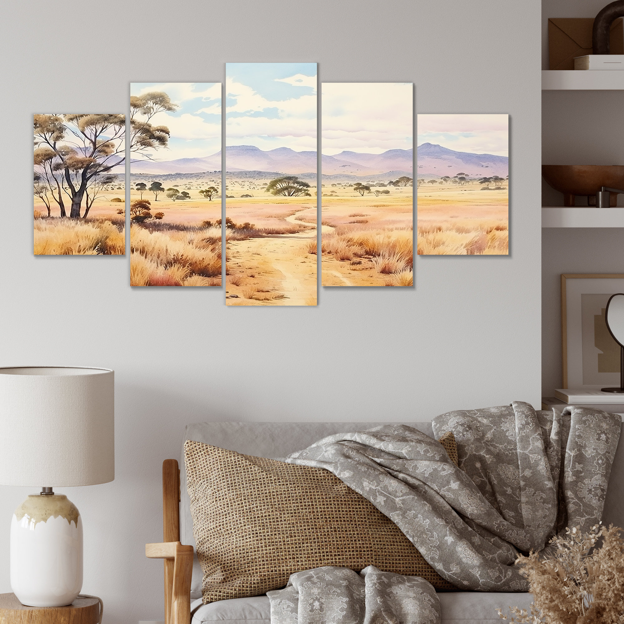 Ivy Bronx Australian Outback Landscape III Australia Multipanel Wall