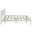 Base de lit plateforme confortable avec tête de lit, support en lattes de bois pour divers matelas, idéal pour tout décor-41752902-41752901