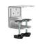 Support de bureau ajustable à hauteur de ressort à gaz tygerclaw single monitor