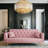 Maymie 71'' Velvet Convertible Sofa-950223544-950223542