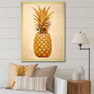 Pinapple Golden Grove II sur toile