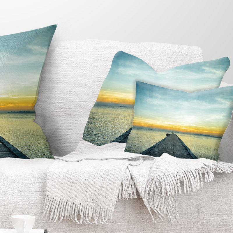 Coussin Boat Pier at Sunset - Sea & Shore