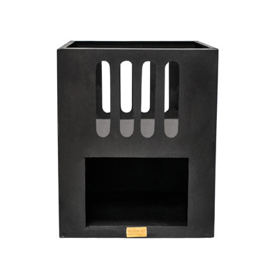 Rectangle Steel Wood Burning Fire Pit