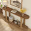 Console 63 pouces en bois massif pour vestibule