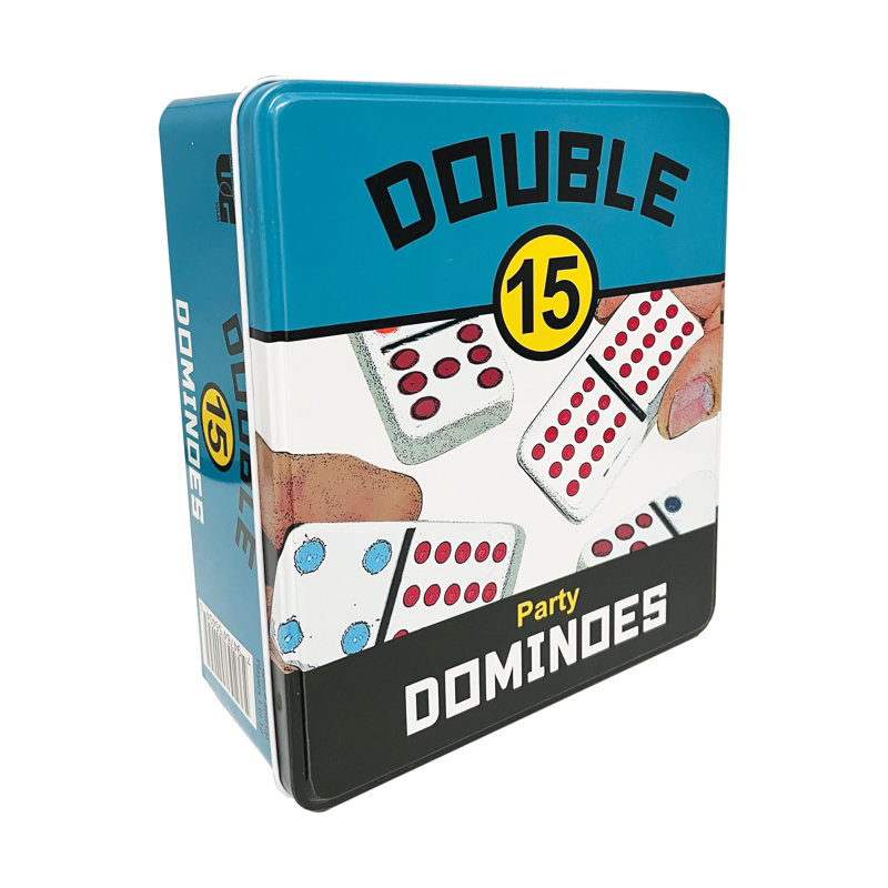 Double 15 dominos