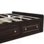 Structure de lit plateforme en bois avec 6 tiroirs-324782676