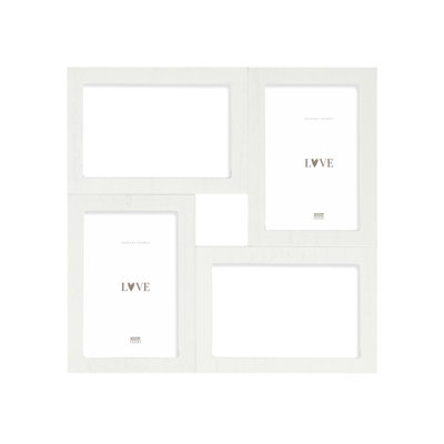 Rhealyn White Wood Collage Picture Frame