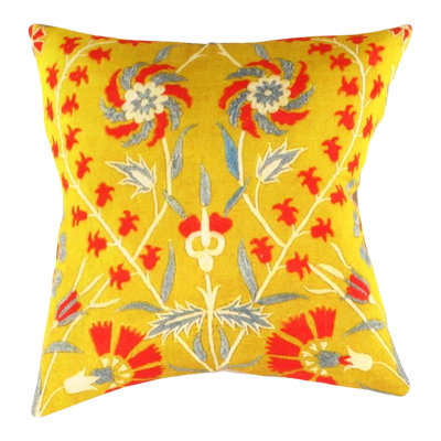 Turkish Suzani Design pillow 20'' X 20''