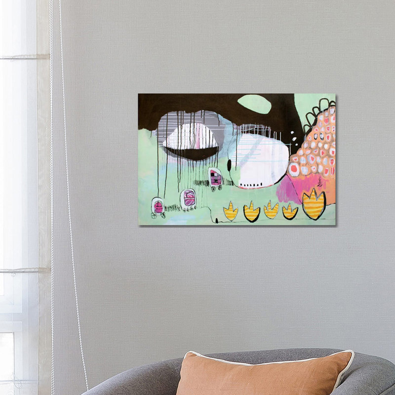 My Super Trollies By Misako Chida - Wrapped Canvas Painting by Misako Chida - Wrapped Canvas Painting