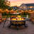 Wood Burning Fire Pit With Grill And Lid-698772282