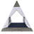 90.5 Length Outdoor Sunbed With Colorful Pillows