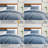 Southshore Fine Linens Vilano Duvet Cover Set, Oversized 110 GSM Microfiber Bedding with Hidden Zipper Closure and 4 Corner Ties, 1 Pillow Sham, Twin/Twin XL, Coronet Blue-850210334-850210329