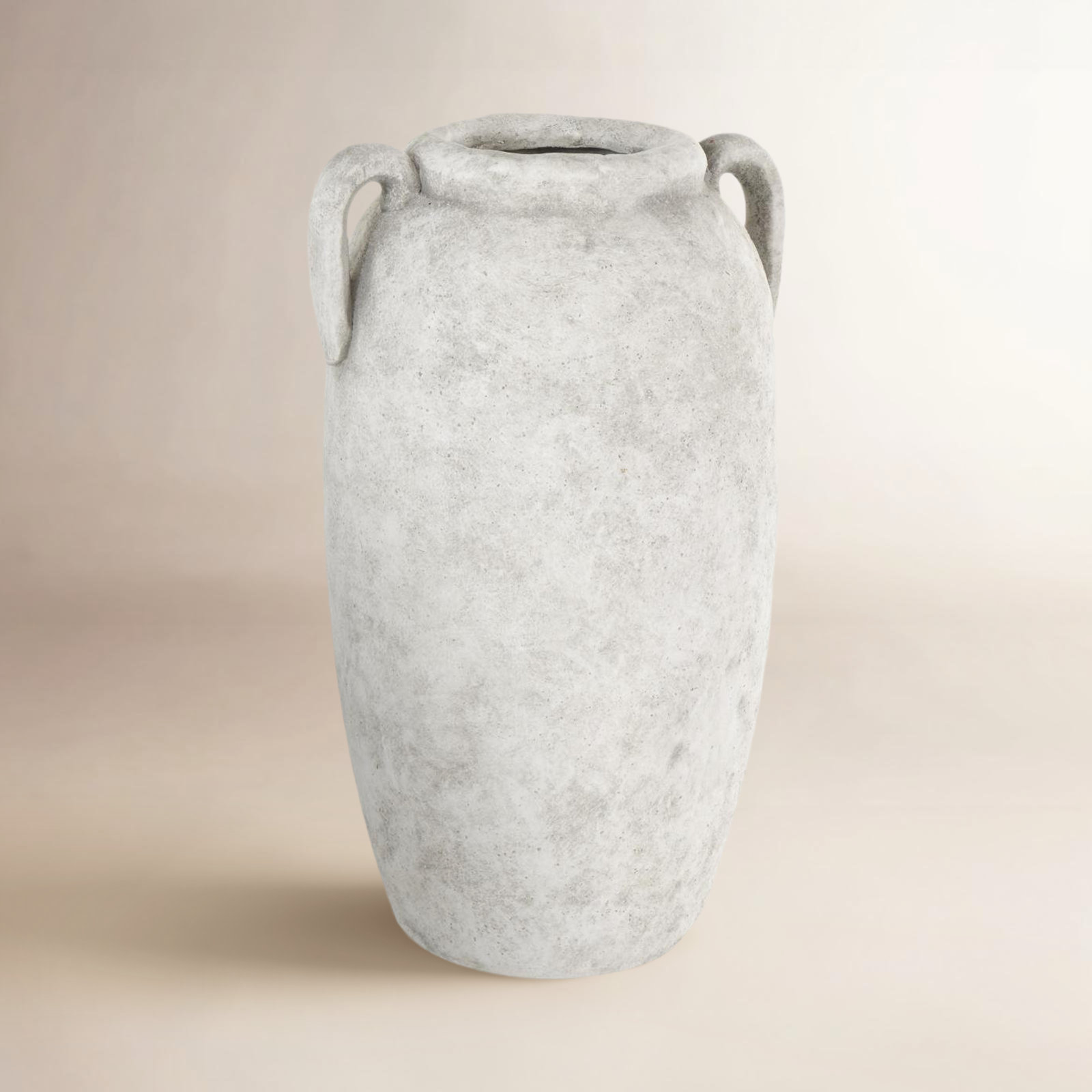 Daffodil Ceramic Table Vase, White
