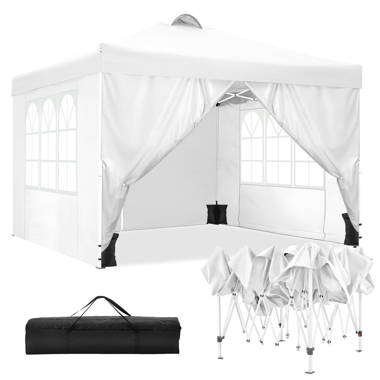 DreamDwell Home 30 Ft x 10 Ft Heavy Duty Steel Pop-Up Canopy with