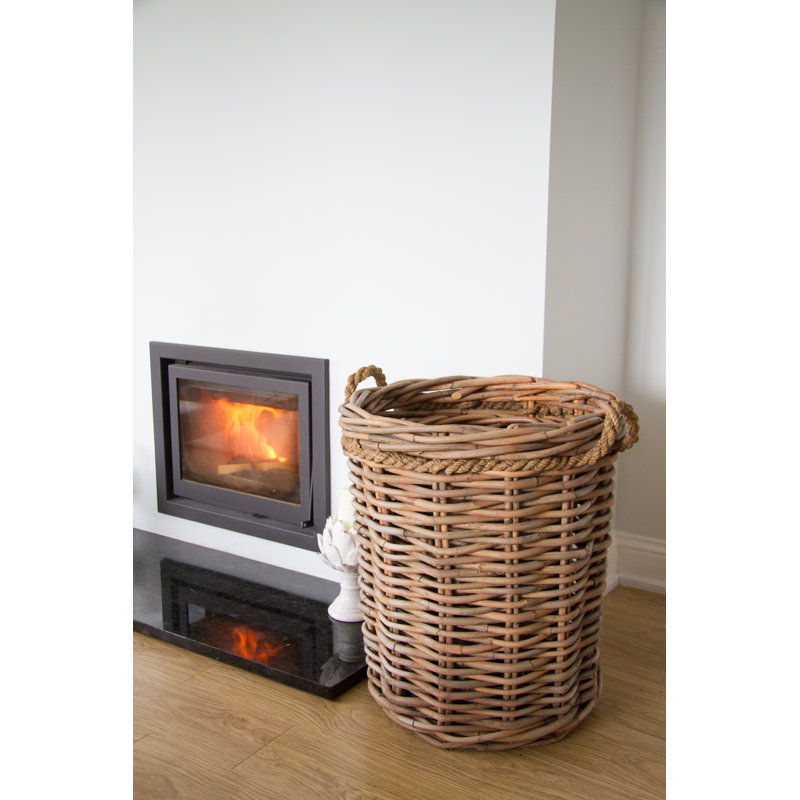 Wallen Rattan Log Carrier