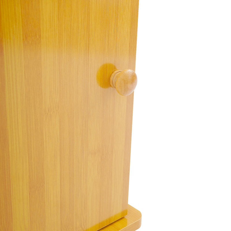 Rotating Glasses Storage Display Stand, Brown