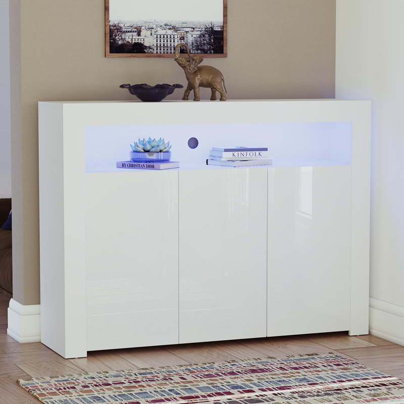 Brebner 130cm Sideboard, White