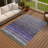 Machine Washable Indoor/Outdoor Matteson ACN2316 Stripes Rug-808080809