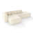 Boneless 106" Lambswool Sectional Sofa With Chaise, L Shape, No Assembly Required-1434103350