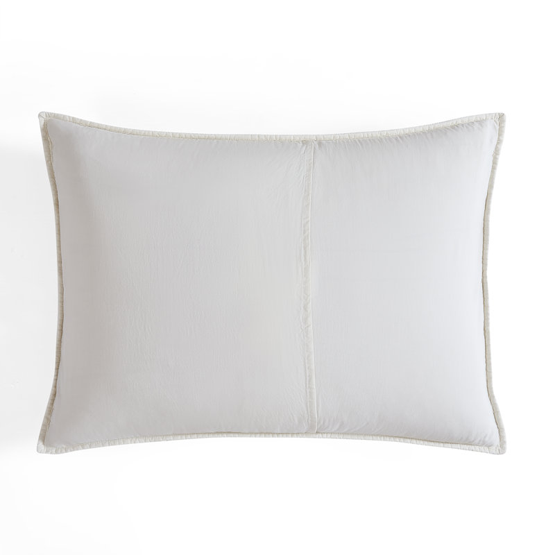 HARDING K QUILT SET IVORY, King Quilt + 2 King Shams