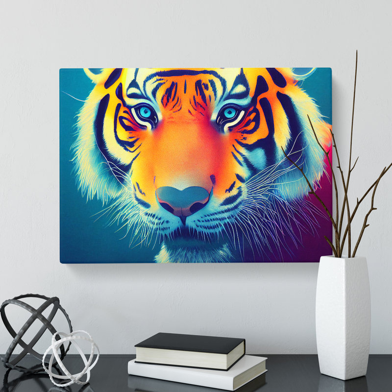 Tiger Colours Vol.3 - Wrapped Canvas, 50cm H x 76cm W x 3cm D