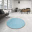 Tapis de zone bleu contemporain-1426371843