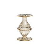 F2023 5.5'' H Glass Tabletop Candlestick