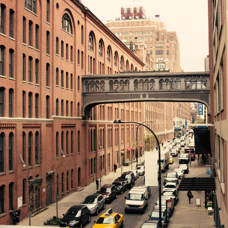Chelsea Street - Wrapped Canvas Print, 30cm H x 30cm W