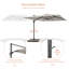 Scarlat 10' Square Cantilever Umbrella with Base-1338653768