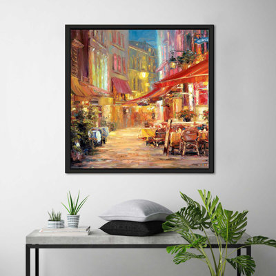 «Cafe in Light I» par Haixia Liu - Peinture
