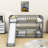 Convertible Bunk Bed With Slide And Sturdy Frame,Ladder-119617985-119617987