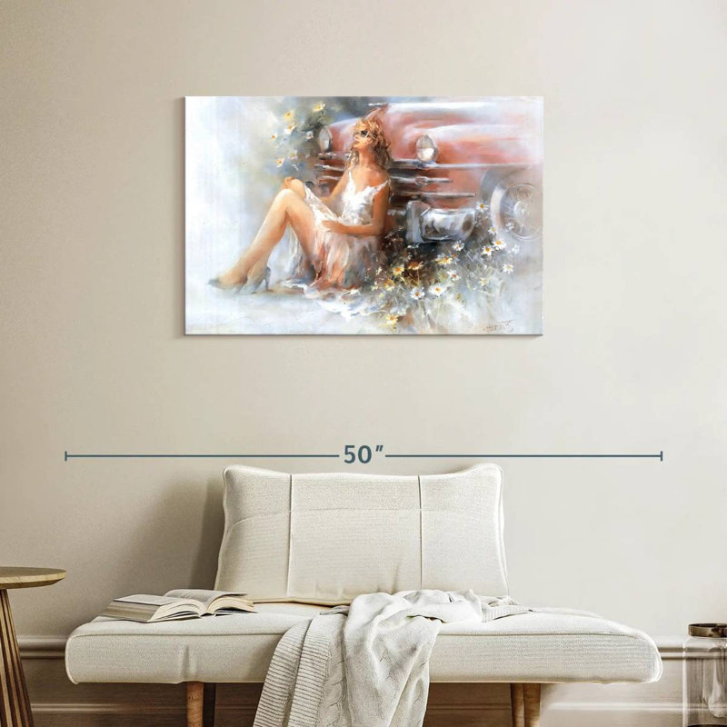 Leisha Relax Alone, 24" H x 36" W