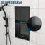 Double tablette 13 "X 25" en acier inoxydable pour niche de douche, bronze industriel-212866170