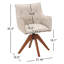 Fauteuil pivotant de 21,45 po Cecial-311246794