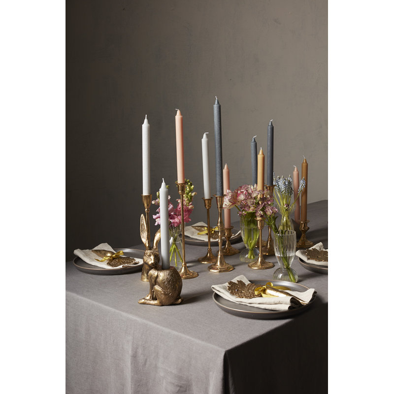 9" Metal Tabletop Candlestick