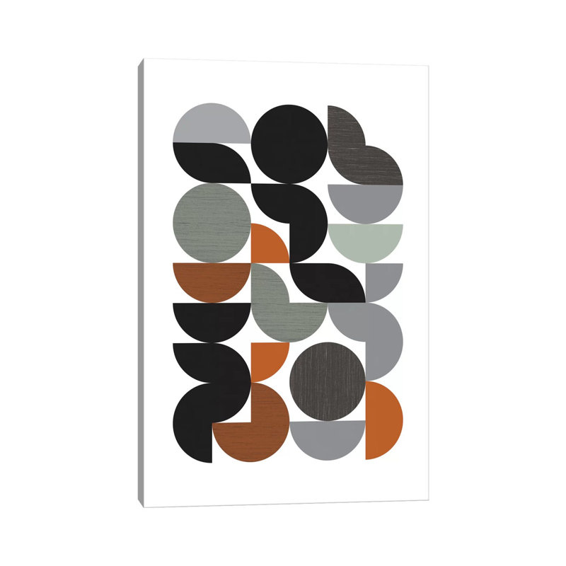 Circulate by Flatowl - Wrapped Canvas Gallery-Wrapped Canvas Giclée, 46cm H x 31cm W