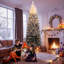 Lighted Artificial Christmas Tree-1139224241