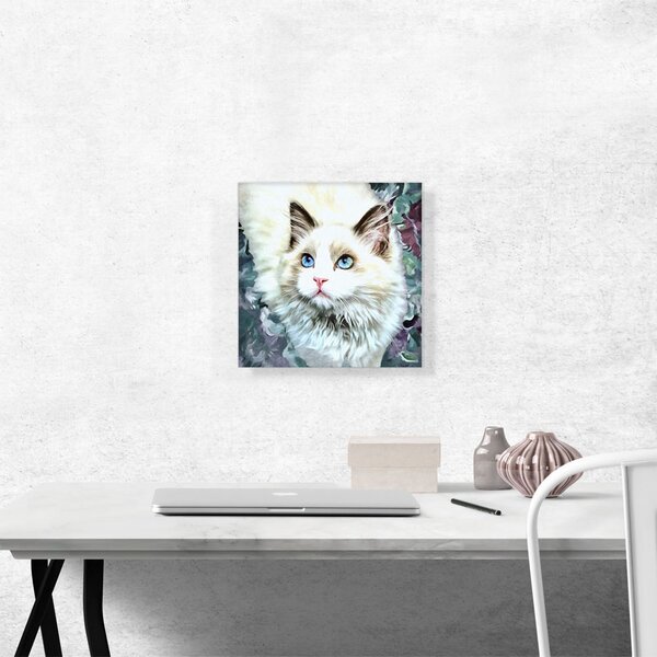 ARTCANVAS Ragdoll Cat Breed Glamour On Canvas Painting | Wayfair